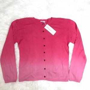 MOON ET MIEL MALVINA SHADED CARDIGAN GIRLS SIZE 14